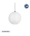 GLOBOSTAR® GABIA 206-0002 Μοντέρνο Κρεμαστό Φωτιστικό Οροφής με Ντουί 1 x E27 AC 220-240V IP20 - Λευκό - Μ40 x Π40 x Υ42cm